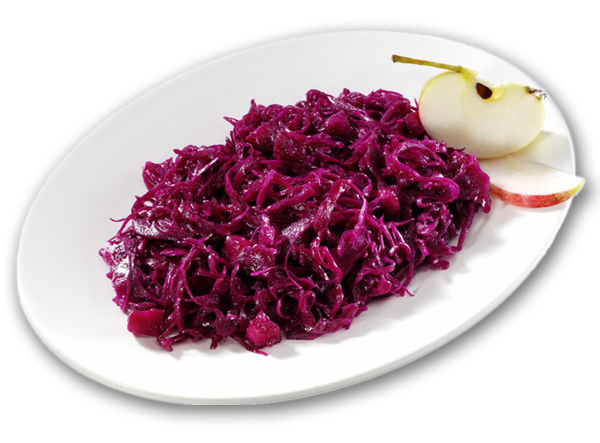 Apfel-Rotkraut-Salat