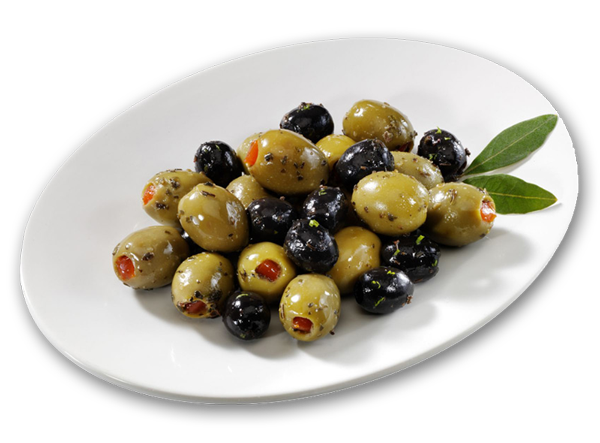 Gemischte Oliven