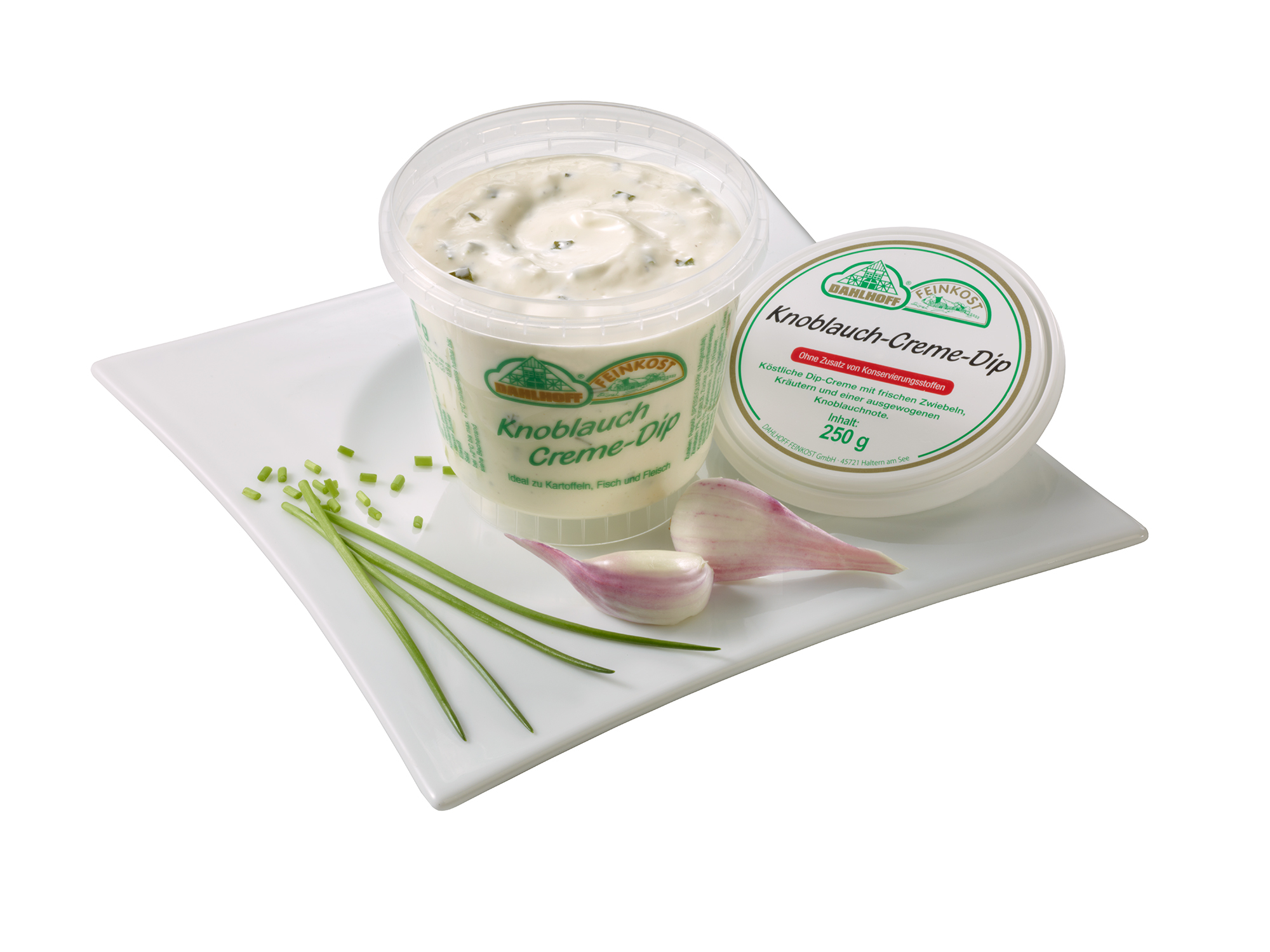 Knoblauch-Creme-Dip